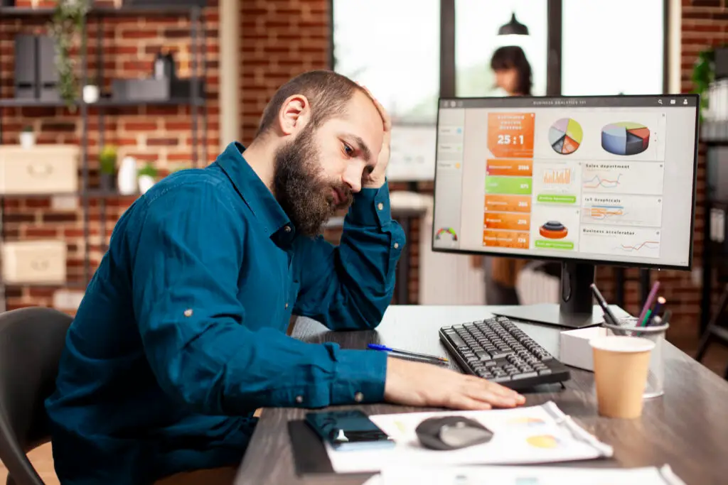 Exhausted after website development services