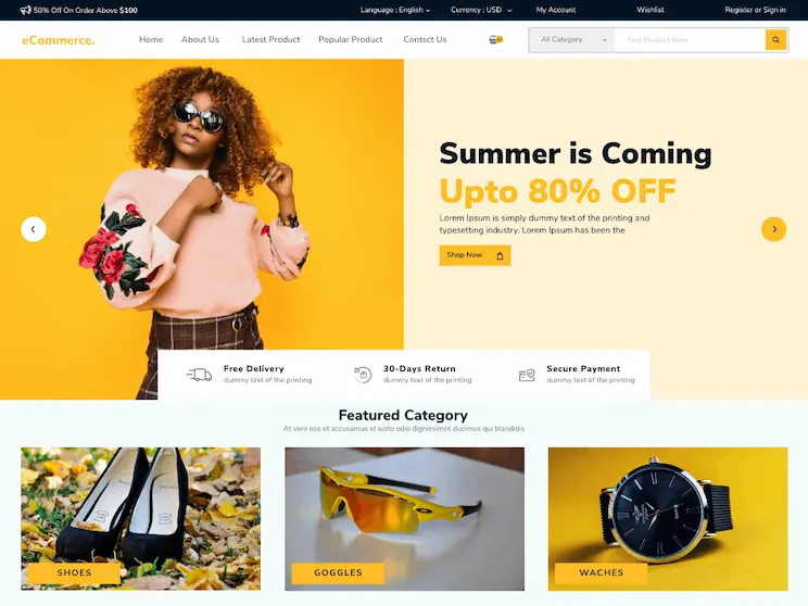 Client Ecommerce Website Design