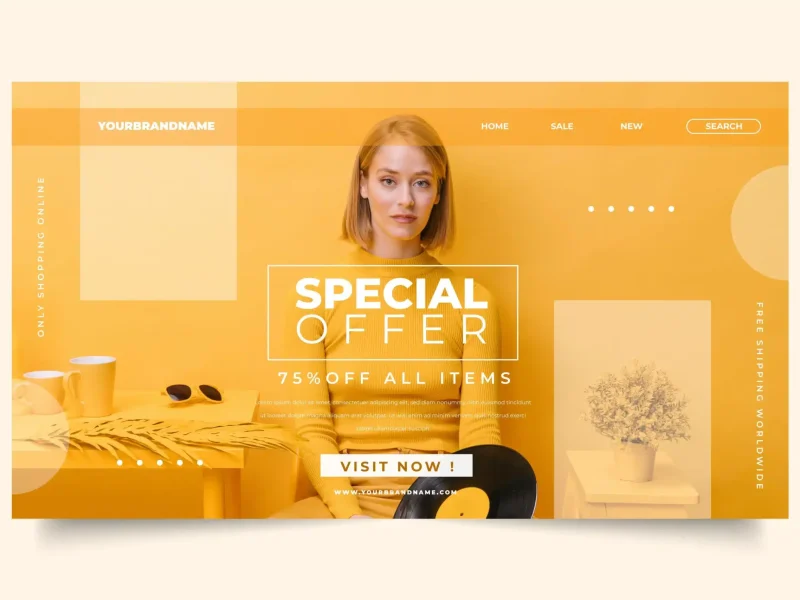 Website development for a clothing brand